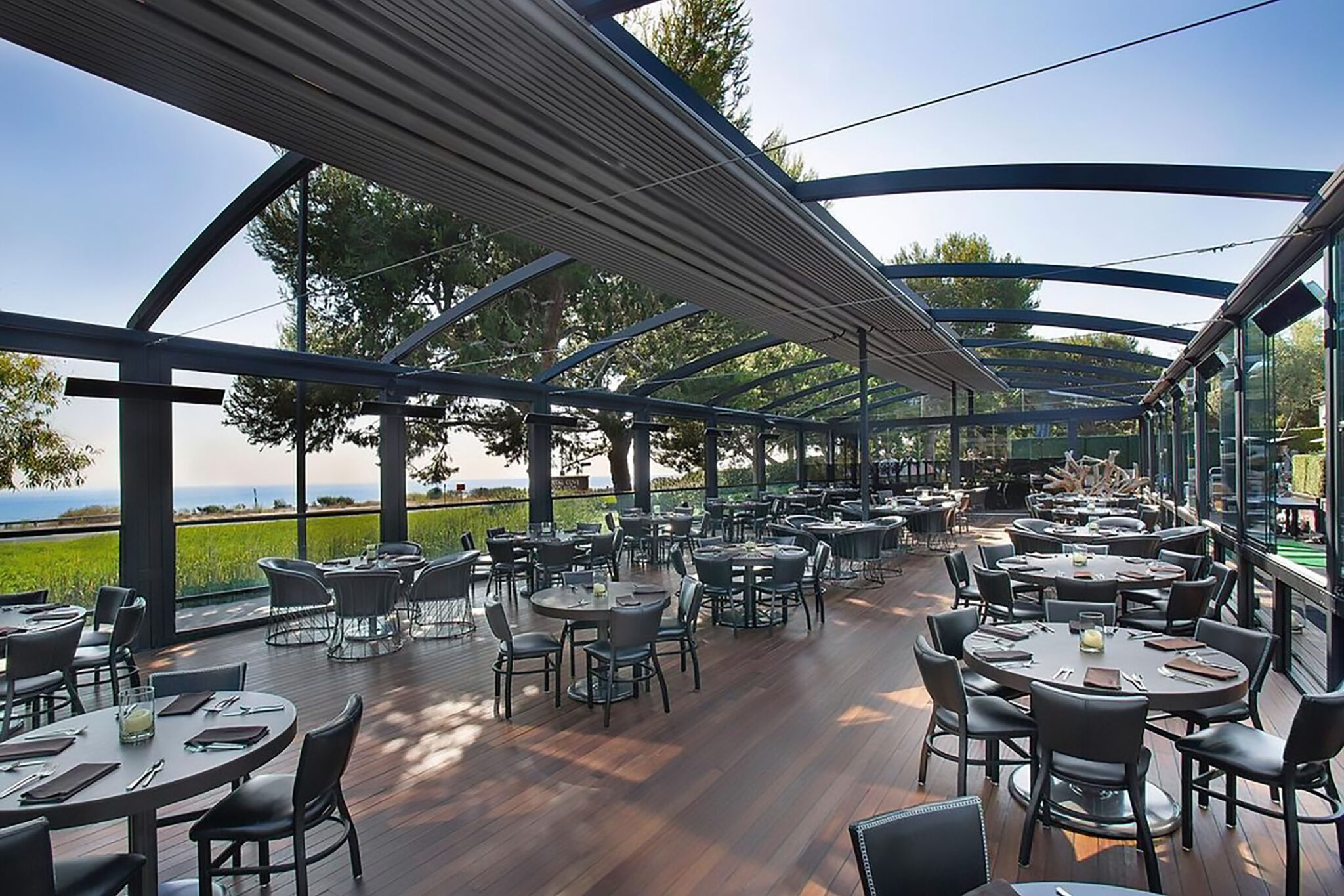 Commercial Retractable Motorized Pergolas Commercial Retractable Motorized Pergolas