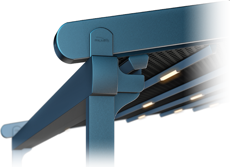 SilverPalmiye Retractable Silver Pergola Palmiye Retractable Silver Pergola